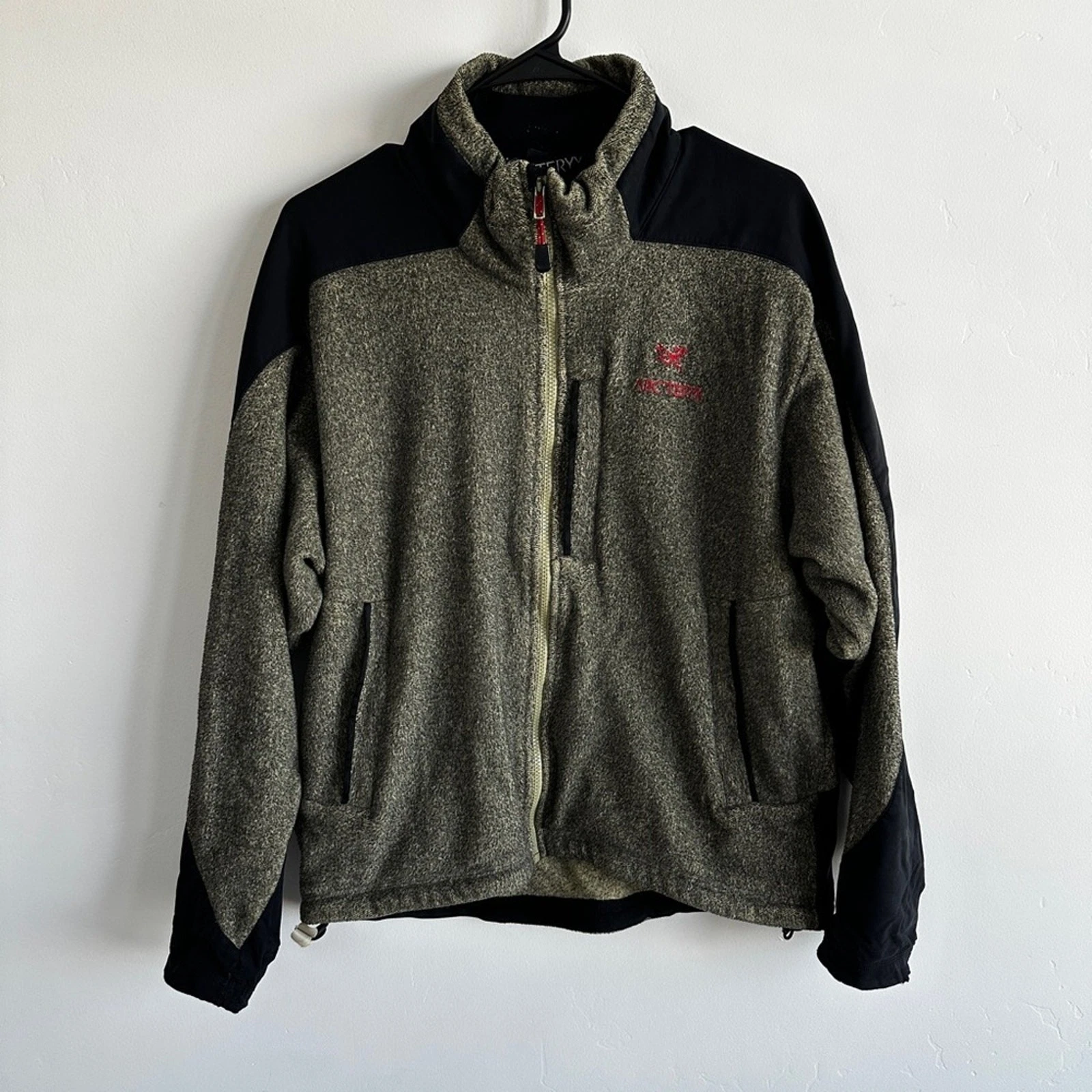 Arc’teryx Vintage Sigma AR Fleece Jacket Gray Black Polartec Softshell Hybrid XL