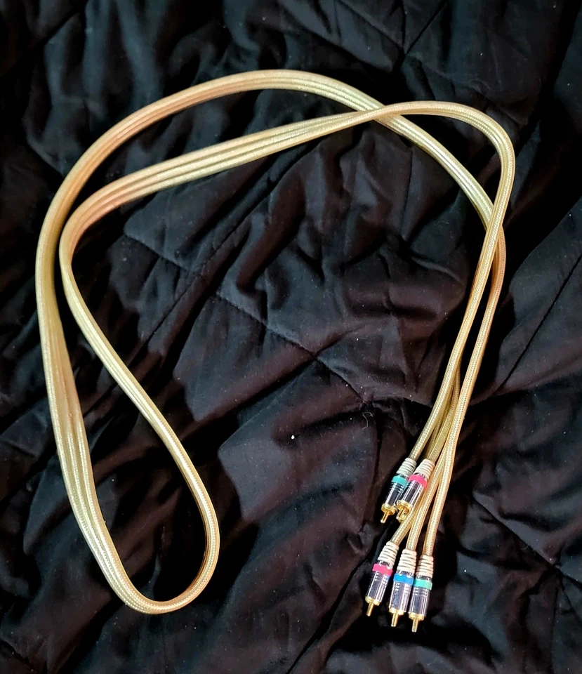 Cable de audio y video RCA con punta dorada ▪️ 6’ Foto 2 de 2