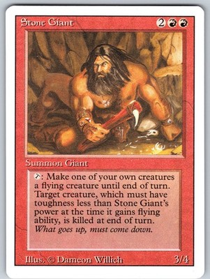 Stone Giant MTG U Revised Edition NM