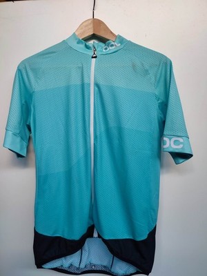 POC Fondo L Alpe de´Huez France Jersey multi Blau  Taschen Gr. L Rennrad Gravel