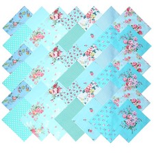 42 PCS Layer Cake Fabric for Quilting 10x10 inch Precut Floral Cotton Squares