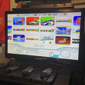 HomeBrew Wii With 500gb Hardrive, 200+ Games