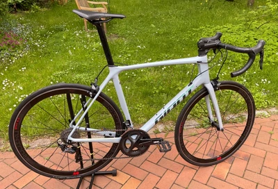 Rennrad Carbon Giant TCR Advanced 1 dusty blue 2021 Größe L 53cm 2x11 Ultegra - Bild 1 von 4