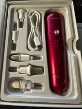 Professional Manicure Pedicure Set RED Cordless Rechargeable NEW NIB  Free Ship