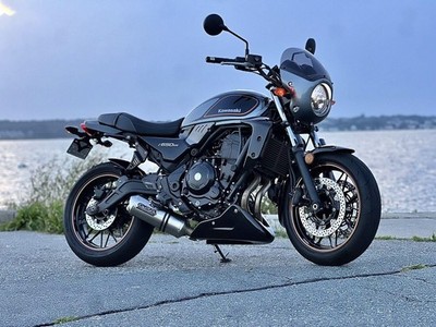 Ermax Nose Screen Fairing Black Green Grey Kawasaki Z 650 RS 2021