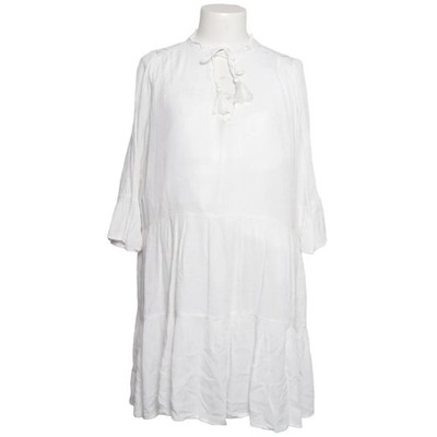 Amisu, Strandkleid, Größe: 38, Weiß, Baumwolle/Viskose, Einfarbig, Damen #5WB