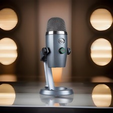 Blue Yeti Nano USB Microphone Shadow Grey for PC Mac Streaming Podcasting