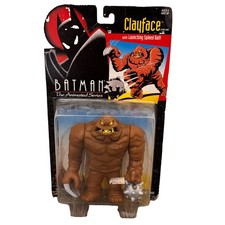 1993 Batman The Animated Series CLAYFACE Figure w Launching Spiked Ball KENNER