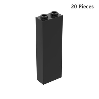 2454 Brick 1X2X5 Black Bricks 20 Pieces Bricks, Pieces & Parts 100% Compatible