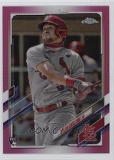 2021 Topps Chrome Pink Refractor Dylan Carlson #140 1t2c
