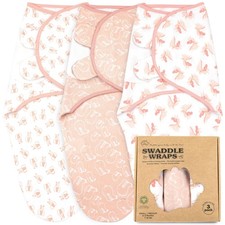 Bublo Baby Swaddles for Newborns   3-Pack Infant Swaddles 0-3 Months   Adjustabl