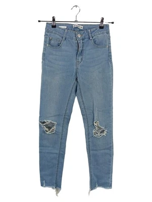 Pull&Bear Jean Skinny Femme Bleu Délavé (EU 36, INT S, W28) - Photo 1/2