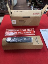NEW DETEX EAX-500 EAX EXIT ALARM W/ 9V BATTERY GRAY 102600-1 EAX500