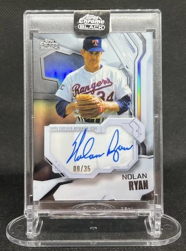 2026 Topps Chrome Black Nolan Ryan Ivory Autographs (RAW)