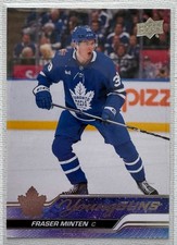 2023-24 Upper Deck Fraser Minten Young Guns #482 UD Series 2 Rookie