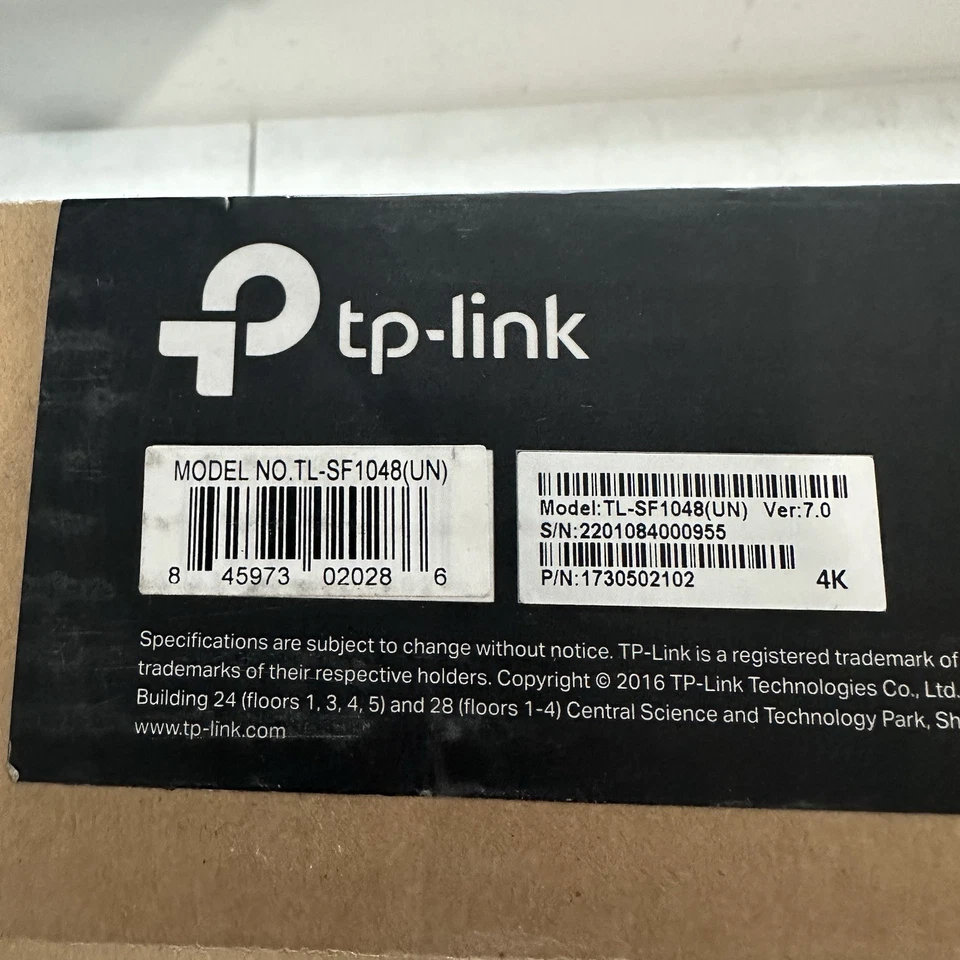 Tp Link Unmanaged 48 Port Rackmount Switch - Image 3 of 4