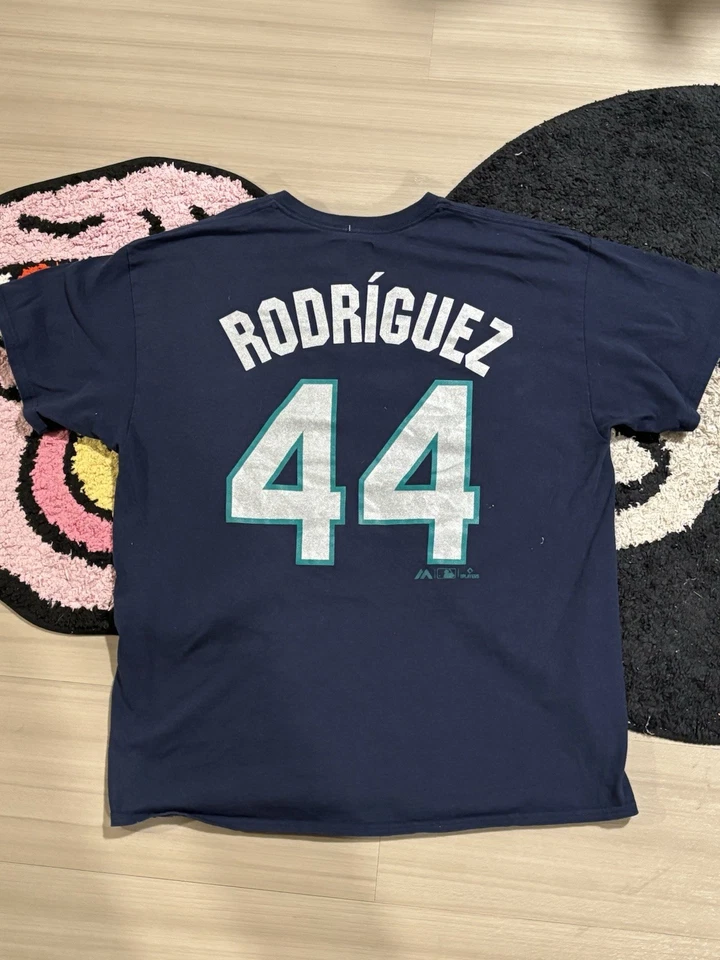 Seattle Mariners Julio Rodriguez Navy Tee - Image 4 of 4