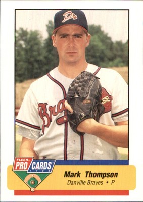 Mark Thompson 1994 Fleer ProCards #3532b RC Danville Braves *AutographDen*