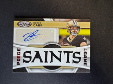 2023 Certified Piece of The Game Derek Carr Patch Auto #PGS-DC Saints #d 69/75