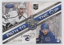 2012 Certified Path to the Cup Quarterfinals Henrik Sedin Trevor Lewis HOF 0m8e