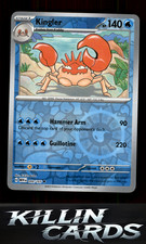 Reverse Holofoil Kingler 099/165 Pokemon Uncommon SV: Scarlet & Violet 151 Card