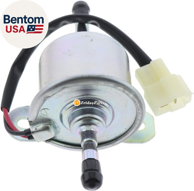 12V ELECTRIC Fuel Pump with White Plug AM876266 AM876207 for John Deere 332 430