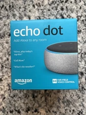 Amazon Echo Dot 3rd Generation Bundle Smart Plug - Heather Gray