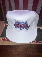 Vintage Truck Suppliers White Roped Trucker Hat Cap Adjustable SnapBack 1980S EC