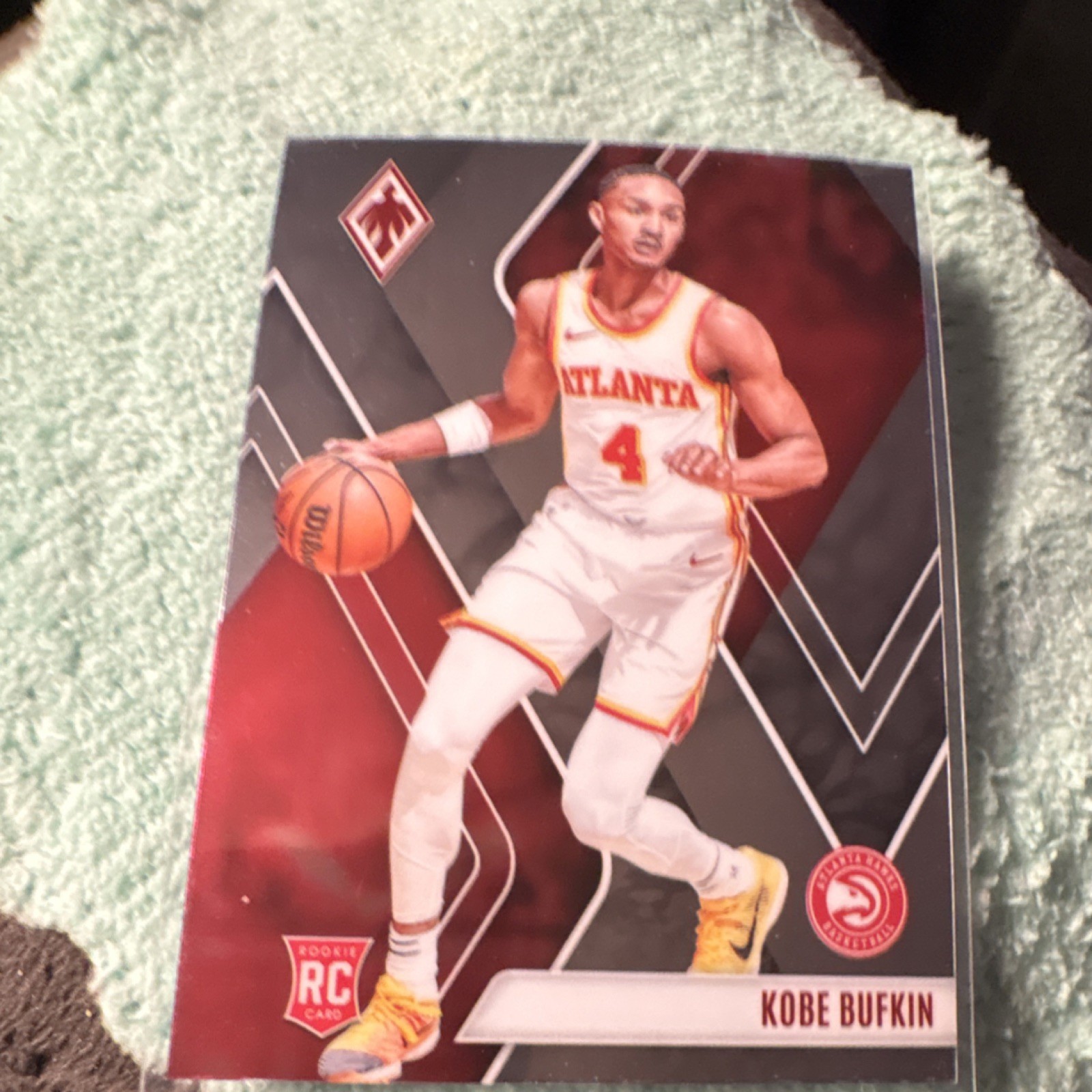 2023-24 Panini Phoenix Kobe Bufkin Atlanta Hawks #284 Rookie Basketball Card