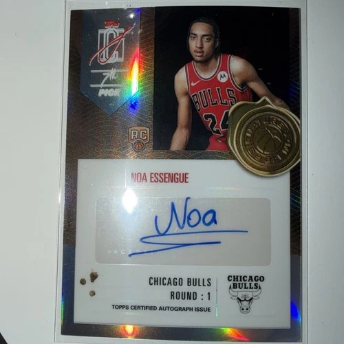 2025 Topps Signature Noa Essengue Base (RAW)