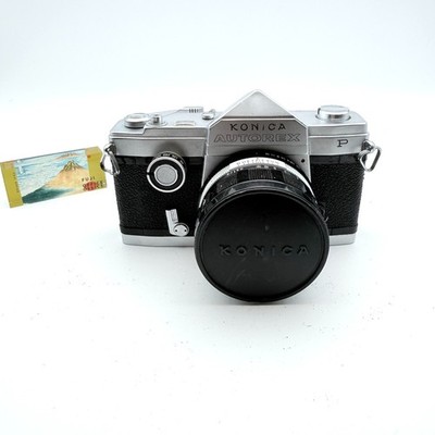 Konica Auto-Reflex (Autorex) P 35mm Film Camera Hexanon 52mm f1.8