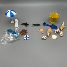 Beach Themed Miniatures plastic 