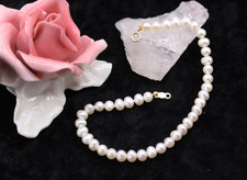 Armband Perlenarmband Gold 585 Echte Perlen