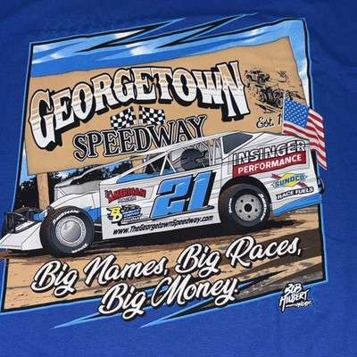 Vintage Look NHRA Georgetown Speedway Delaware Funny Car Drag Racing Hot Rod 2XL