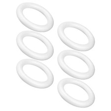 6 Pcs DIY Foam Craft Foam Circle Rings DIY Foam Wreath Craft Painting Circles