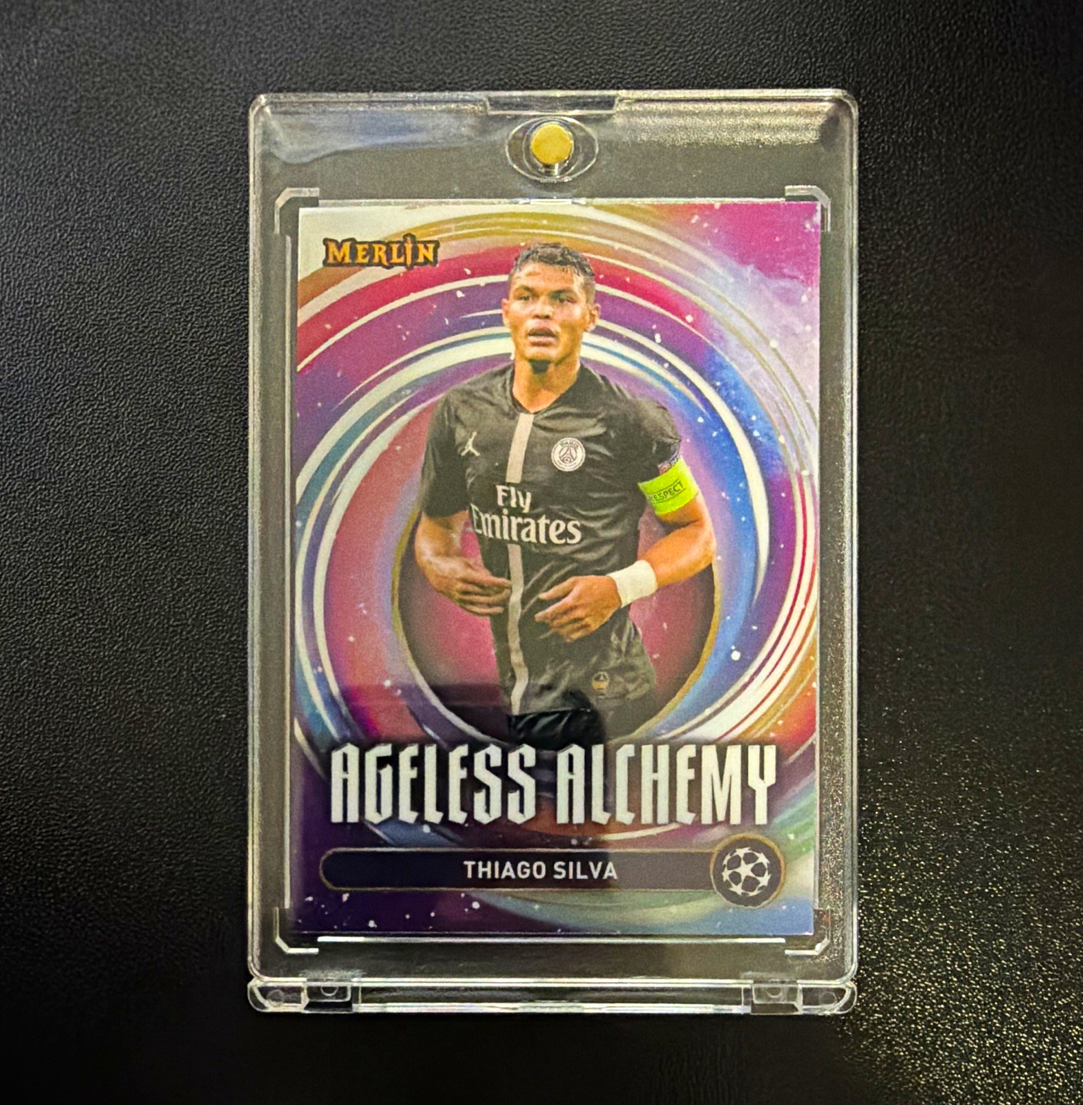 Topps 2024-25 Merlin UEFA Club Competitions Thiago Silva PSG #AA-4 Insert