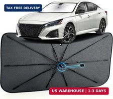 Car Windshield Sun Shade Umbrella for Nissan Altima 2019-2026, 1:1 Fit Reflec