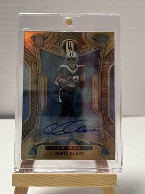 2022 Panini Gold Standard Chris Olave Rookie Auto Blue 11/25 - Saints #113 RC