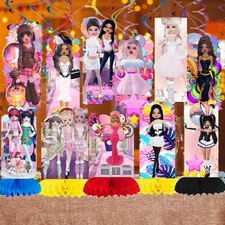 Dress to impress PARTY SUPPLIES BIRTHDAY DECORATION TABLEWARE SWIRL