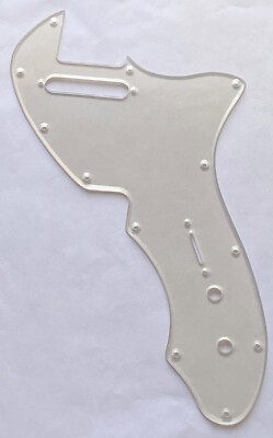 New 1 Ply Guitar Pickguard For US Telecaster Thinline/Tele 69,Clear Transparent