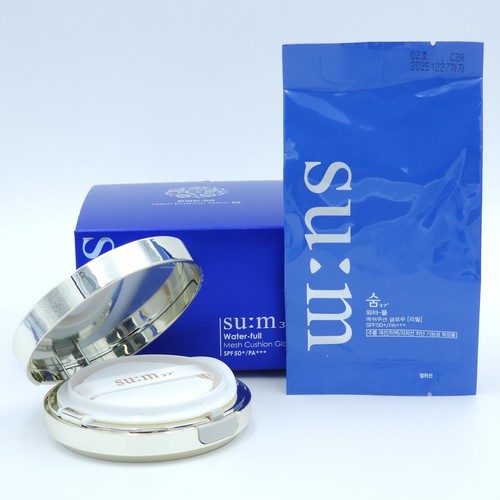 SU:M37 Water-full Mesh Cushion Glow SPF50+ PA+++ #01 #02 Beige Moisture K-Beauty - Picture 24 of 35