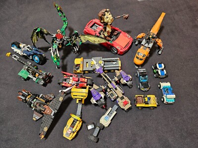 Lego  Konvolut unvollständige Fahrzeuge, Drache, Coastguard, Ninjago
