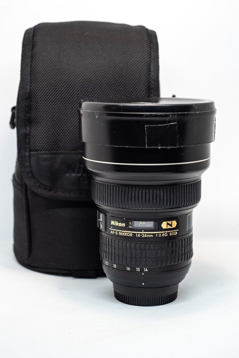 Objectif Grand Angle NIKON ED IF AF-S Nikkor 14-24mm 1:2,8 Nano Crystal + HOUSSE
