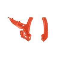 Acerbis Rahmenprotektoren X-Grip Orange FüR KTM EXC 150 2024-2025