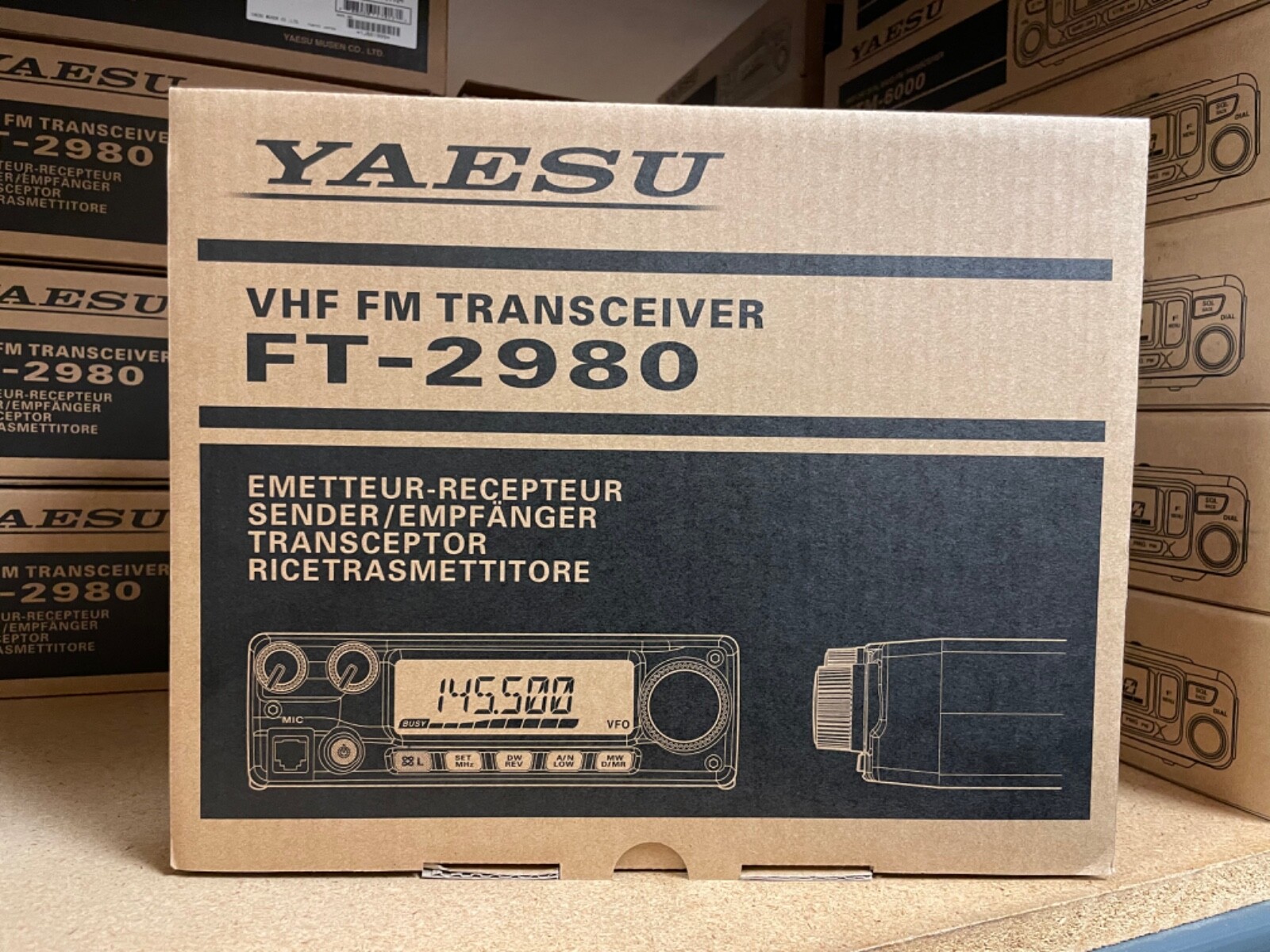 Yaesu FT2980R 144 MHz 80 Watt FM Mobile Transceiver with MARS/CAP