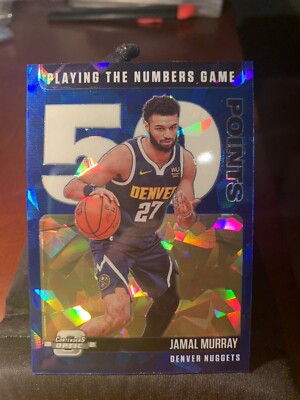2020 Optic Playing the Numbers Game Blue Cracked Ice Jamal Murray NUGGETS G1