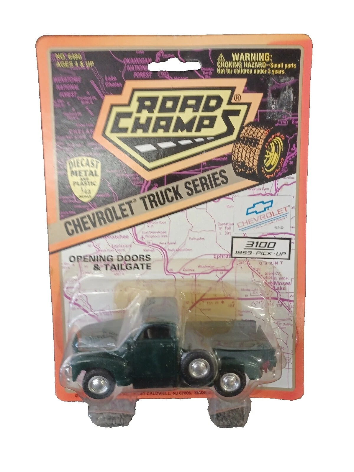 Fabricación de plástico Road Champs contemporáneo Diecast coches, camiones y camionetas