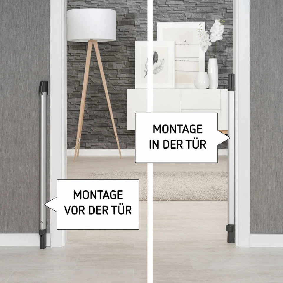 reer Trend DesignLine Tür-/Treppenwächter Türgitter Schutzgitter B 76 - 106 cm - Bild 3 von 4