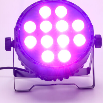 12 LED 120W RGBW PAR64 Light DMX DJ Stage Light 4IN1 Color Mixing Wash Effect US