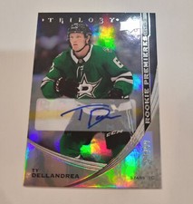 20-21 Upper Deck Trilogy Silver Foil Autograph Ty Dellandrea Rookie 17/99 #111
